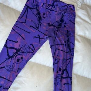 Lularoe Purple Jack Skellington Leggings